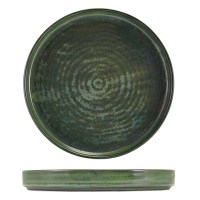 Aqua Green Terra Porcelain Presentation Plate